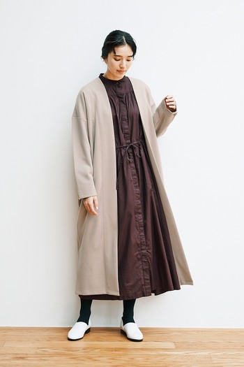 簡単 おしゃれな冬の鉄板コーデ ワンピース ロングコート の着こなし集 Kazuhiromouriblog