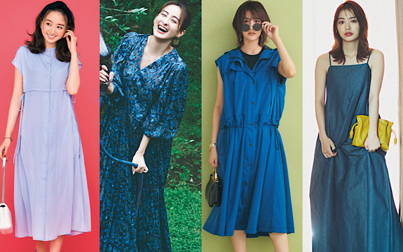 残暑も快適 大人のワンピースコーデ６選 ブルー グリーン編 Kazuhiromouriblog